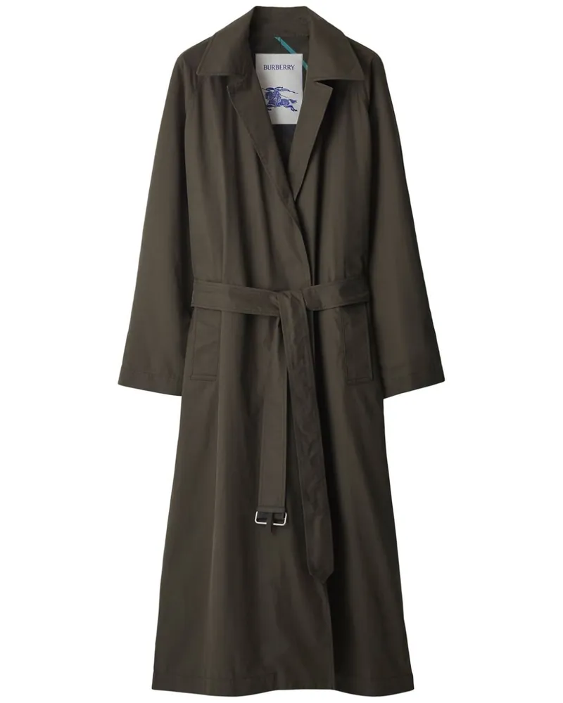 Burberry Wendbarer Trenchcoat mit Karo - Grün Grün