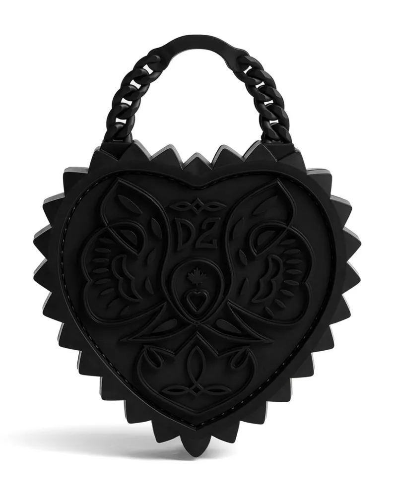 Dsquared2 Open Your Heart Handtasche Schwarz