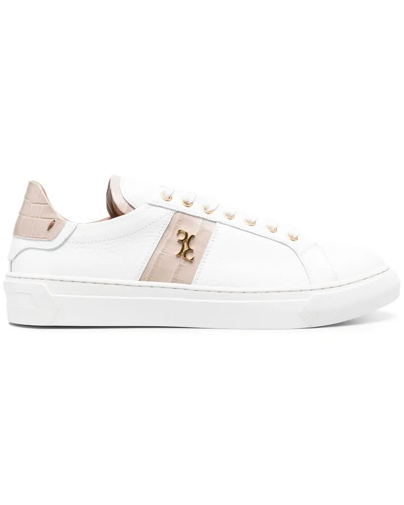 Billionaire Sneakers mit Logo-Verzierung - Weiß Weiß