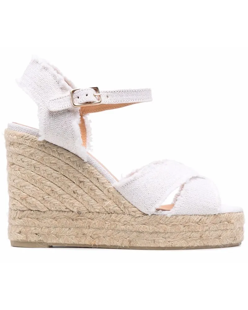 Castañer Bromelia Wedge-Espadrilles Weiß