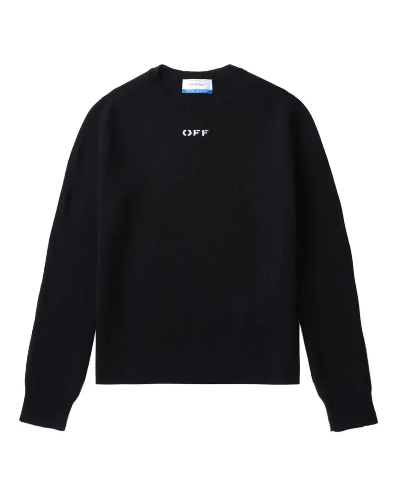 OFF-WHITE Klassischer Pullover - Schwarz Schwarz
