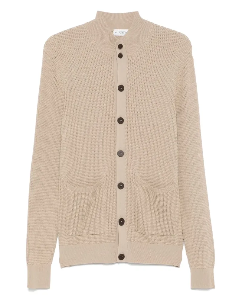 Ballantyne Gestrickter Cardigan - Nude Nude
