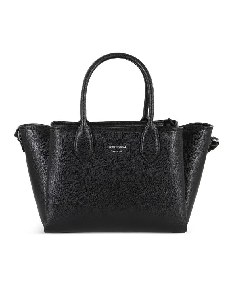 Emporio Armani Klassische Tote Bag - Schwarz Schwarz
