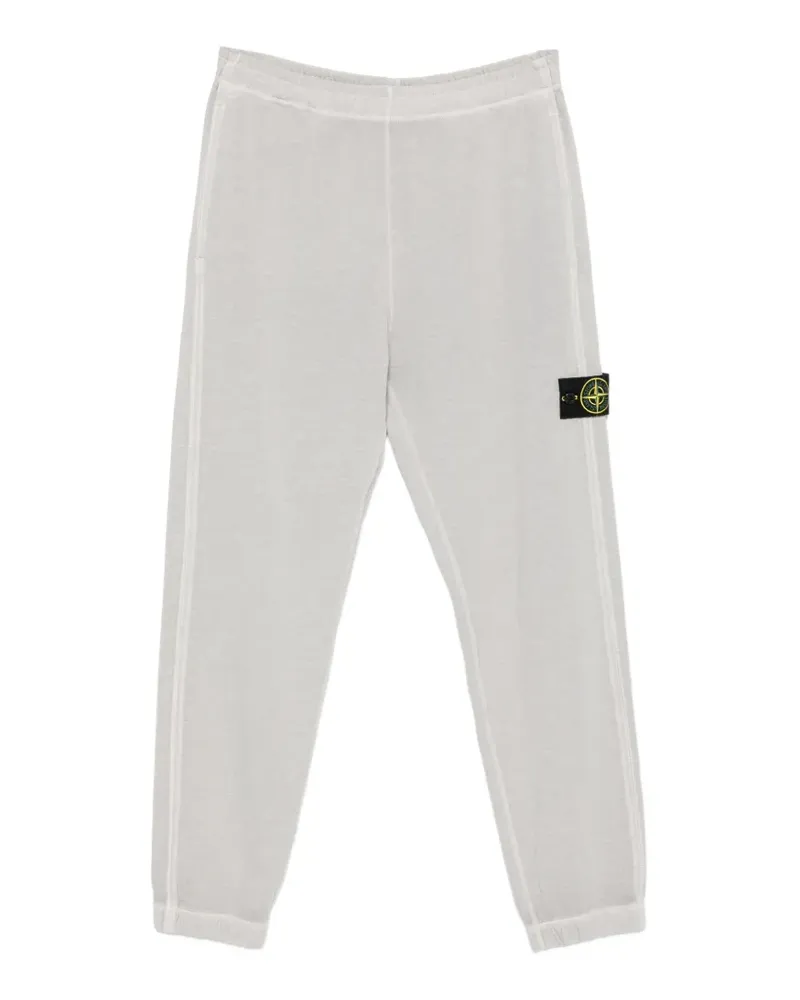 Stone Island logo-patch track pants - Grau Grau