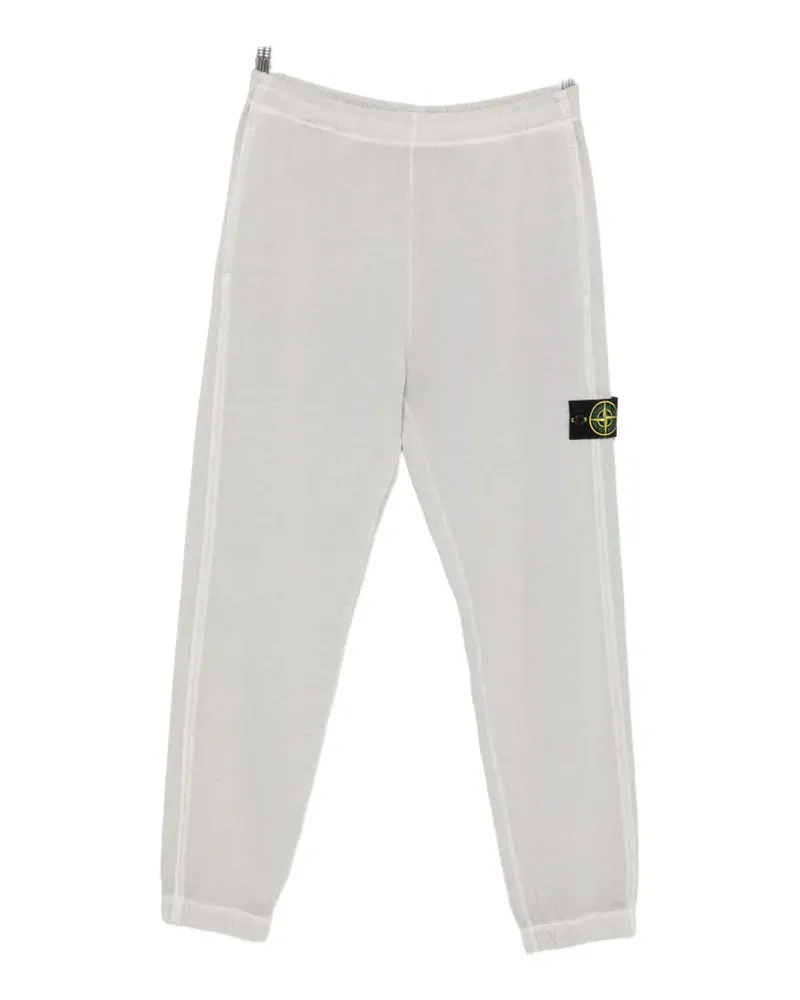 Stone Island logo-patch track pants - Grau Grau
