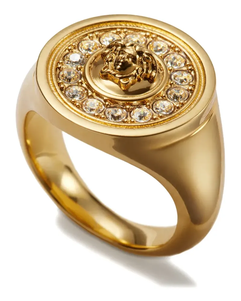 Versace Medusa crystal ring - Gold Gold