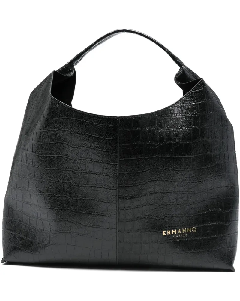 Ermanno Scervino Coco Tote Bag mit Print - Schwarz Schwarz