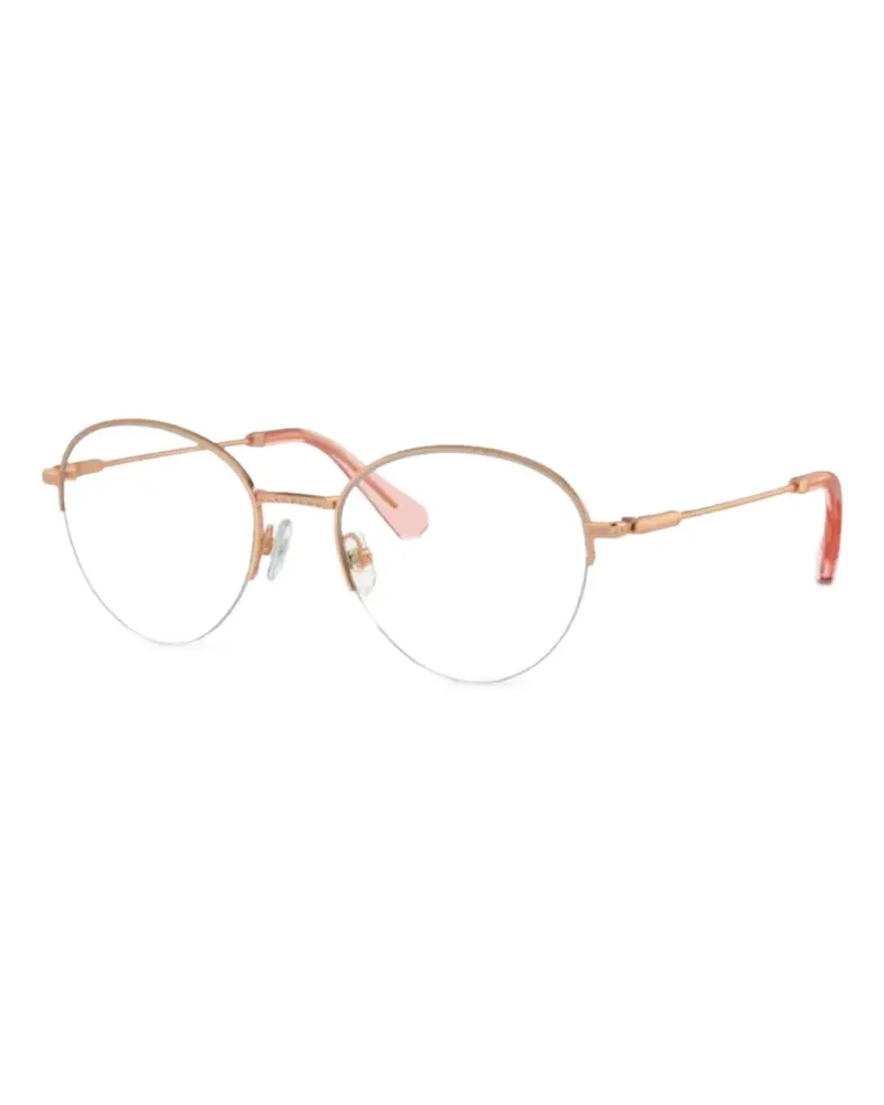 Swarovski round-frame glasses - Gold Gold