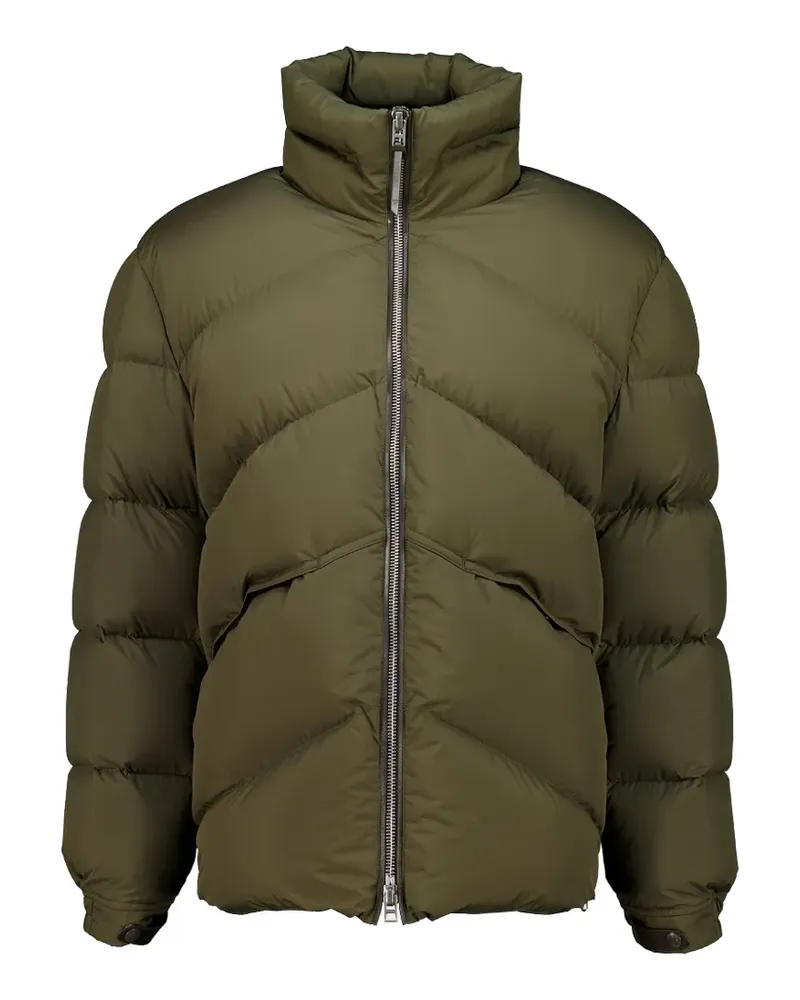 Tom Ford chevron-quilted padded jacket - Grün Grün