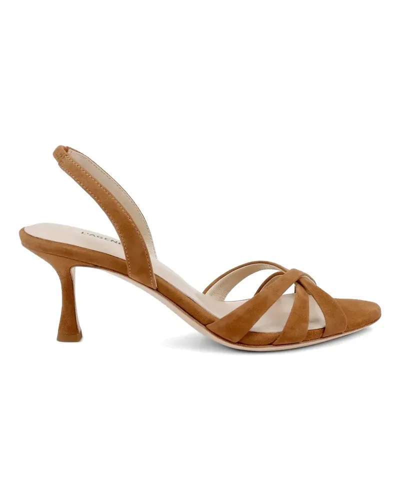 L'Agence Colwill slingback heeled sandals - Braun Braun