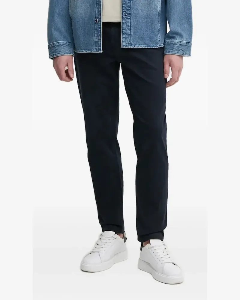 HUGO BOSS Chino mit eingefassten Taschen - Blau Blau