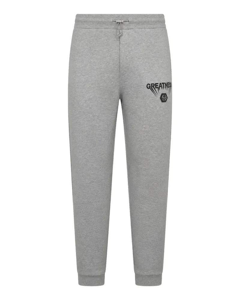 Philipp Plein fleece joggers Greatness - Grau Grau