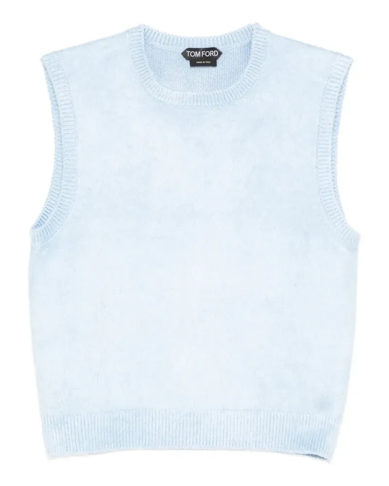 Tom Ford Pullunder mit rundem Ausschnitt - Blau Blau