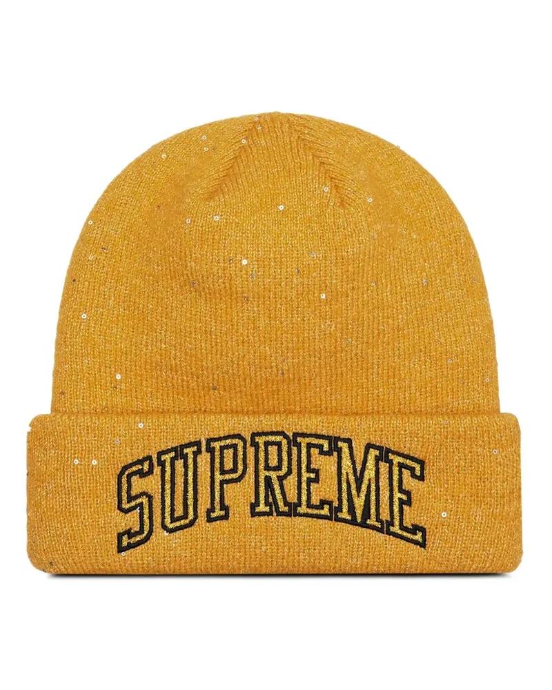 Supreme Being New Era Metallic Arc Beanie - Gelb Gelb