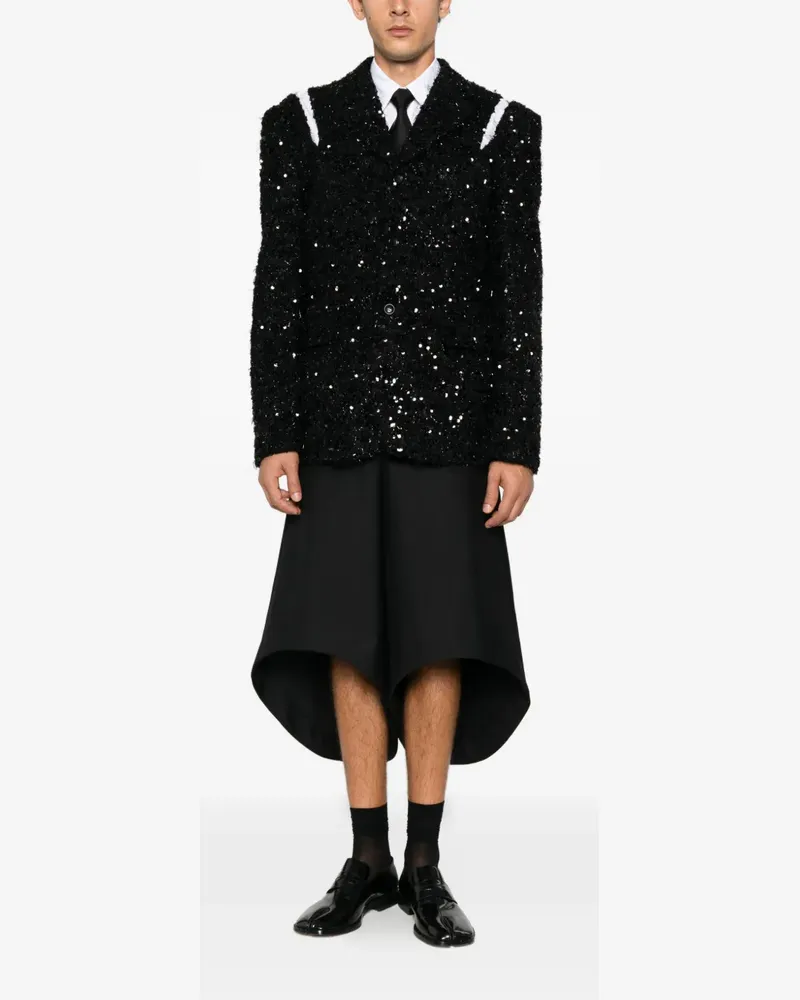Comme des Garçons Jacke mit Cut-Out - Schwarz Schwarz