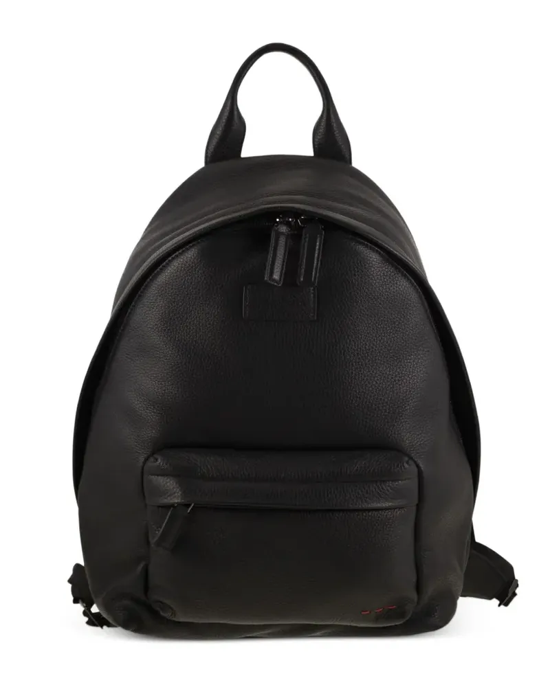 Kiton Rucksack aus Hirschleder - Schwarz Schwarz