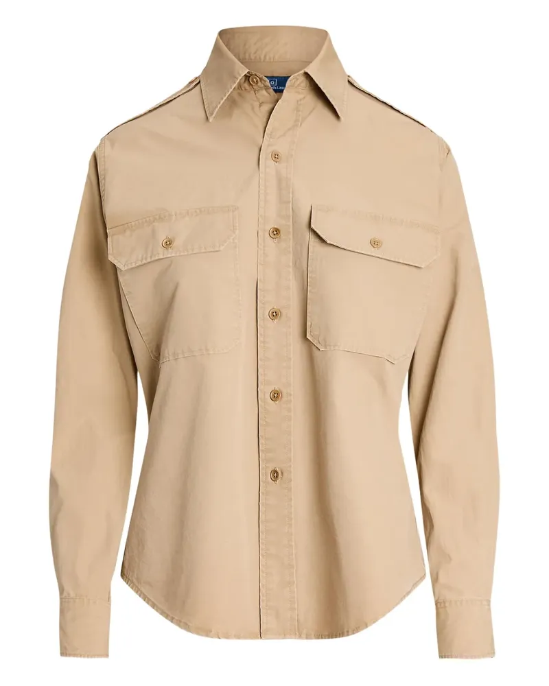 Ralph Lauren Hemd im Utility-Look - Nude Nude