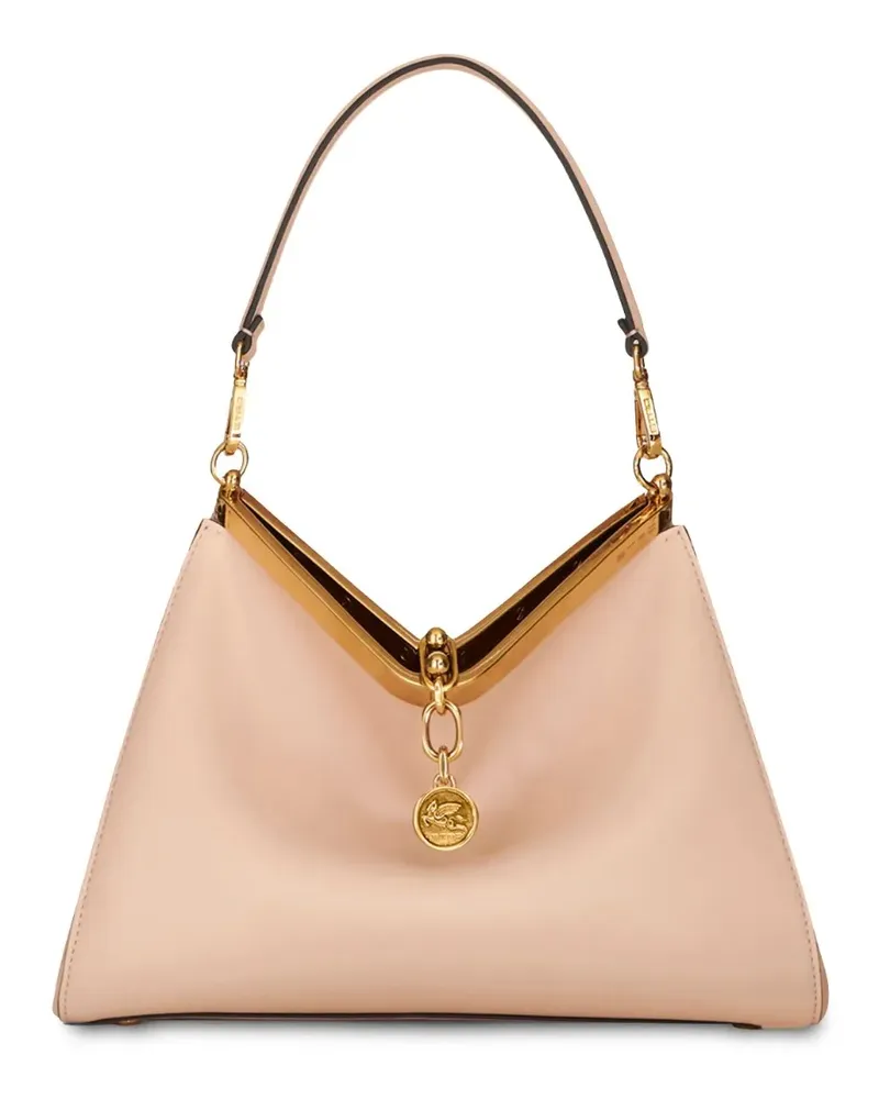 Etro Mittelgroße Vela Schultertasche - Nude Nude