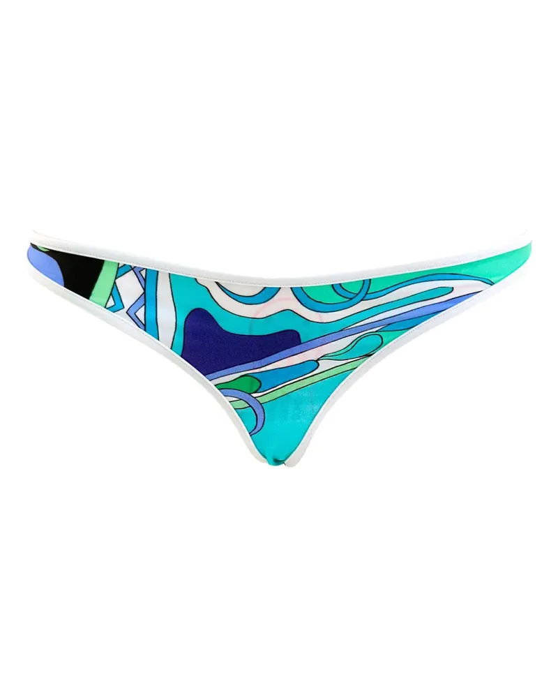 Emilio Pucci Bikini mit Orchideen-Print - Grün Grün