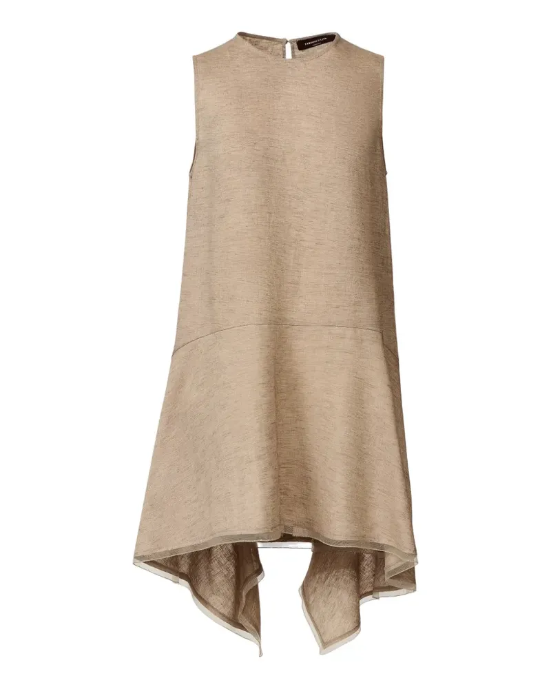 Fabiana Filippi asymmetric panel top - Nude Nude