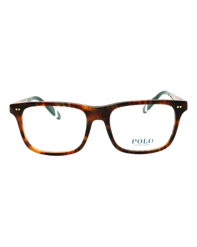 Ralph Lauren Brille mit eckigem Gestell - Braun Braun