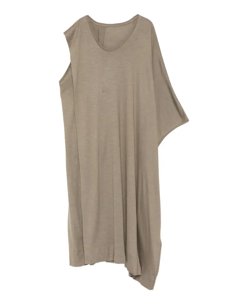Julius asymmetric draped T-shirt - Nude Nude