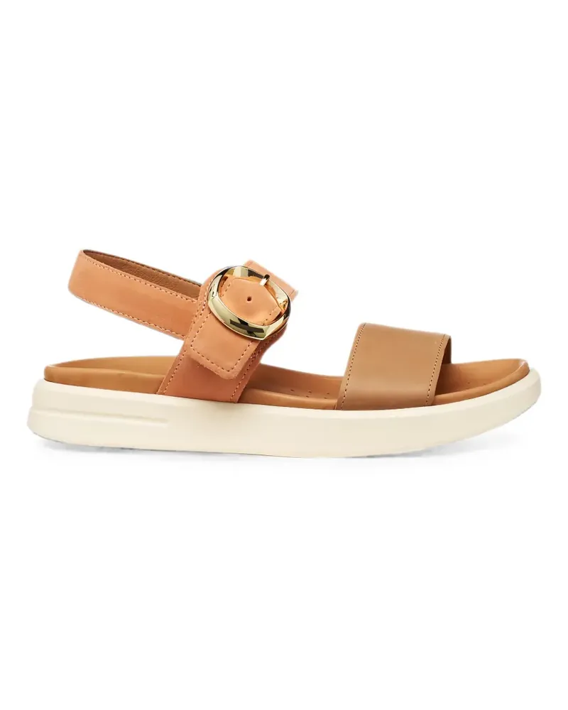 Geox Xand 2S Metallic-Sandalen mit Schnallenverschluss - Braun Braun