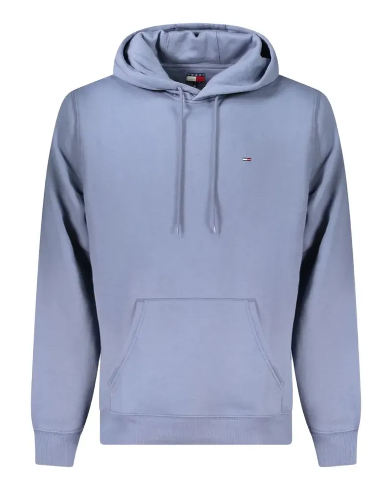 Tommy Hilfiger logo-patch hoodie - Blau Blau