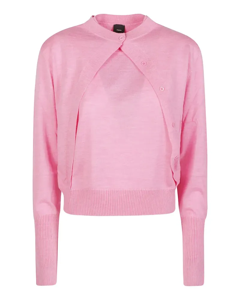 Pinko Pullover mit Rundhalsausschnitt - Rosa Rosa
