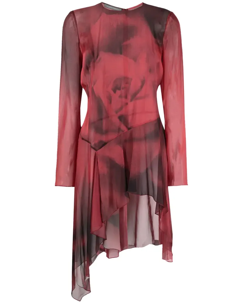 Alberta Ferretti Bluse mit Print - Rot Rot