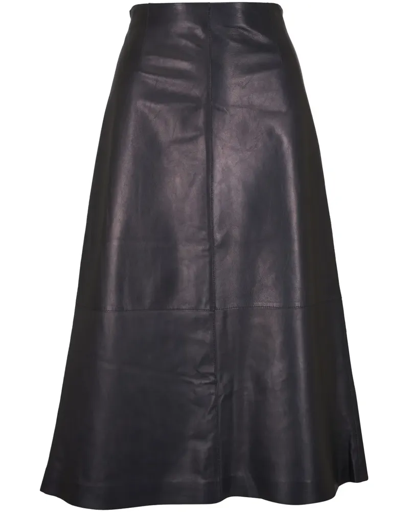 Lafayette148 Midirock mit hohem Bund - Schwarz Schwarz