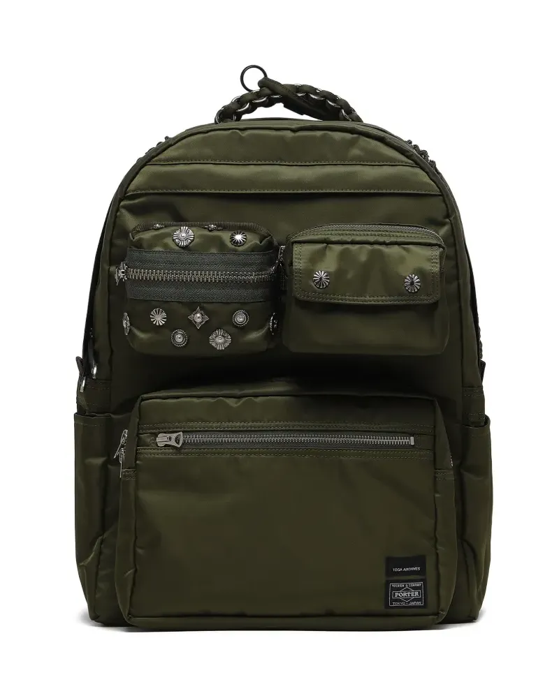 Toga Rucksack mit Nieten - Grün Grün