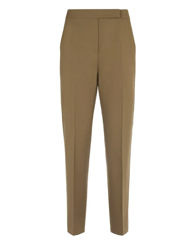 Max Mara Hose mit hohem Bund - Braun Braun
