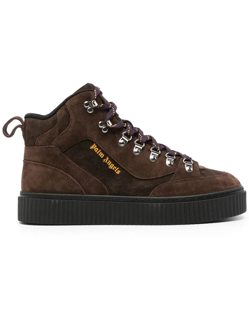 Palm Angels Knöchelhohe Wildlederstiefel - Braun Braun