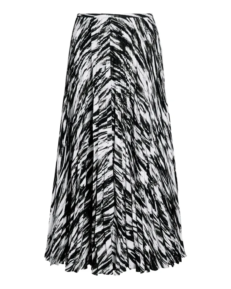 Proenza Schouler Runa skirt in printed soft twill - Weiß Weiß