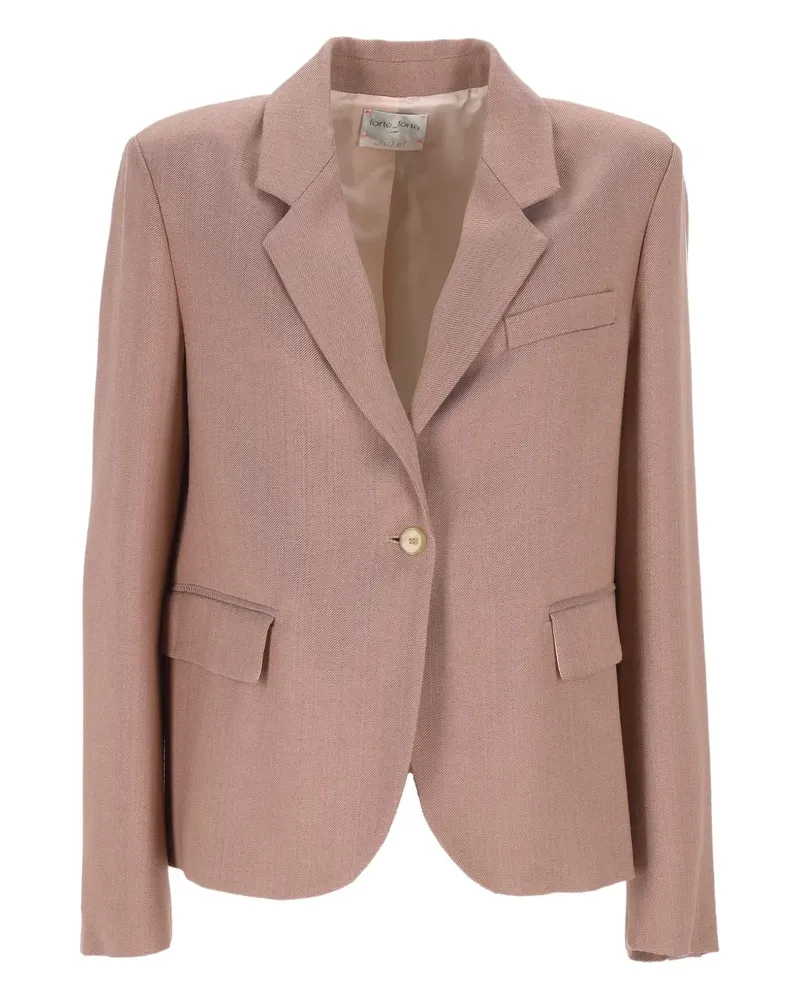 forte_forte Einreihiges Sakko - Rosa Rosa