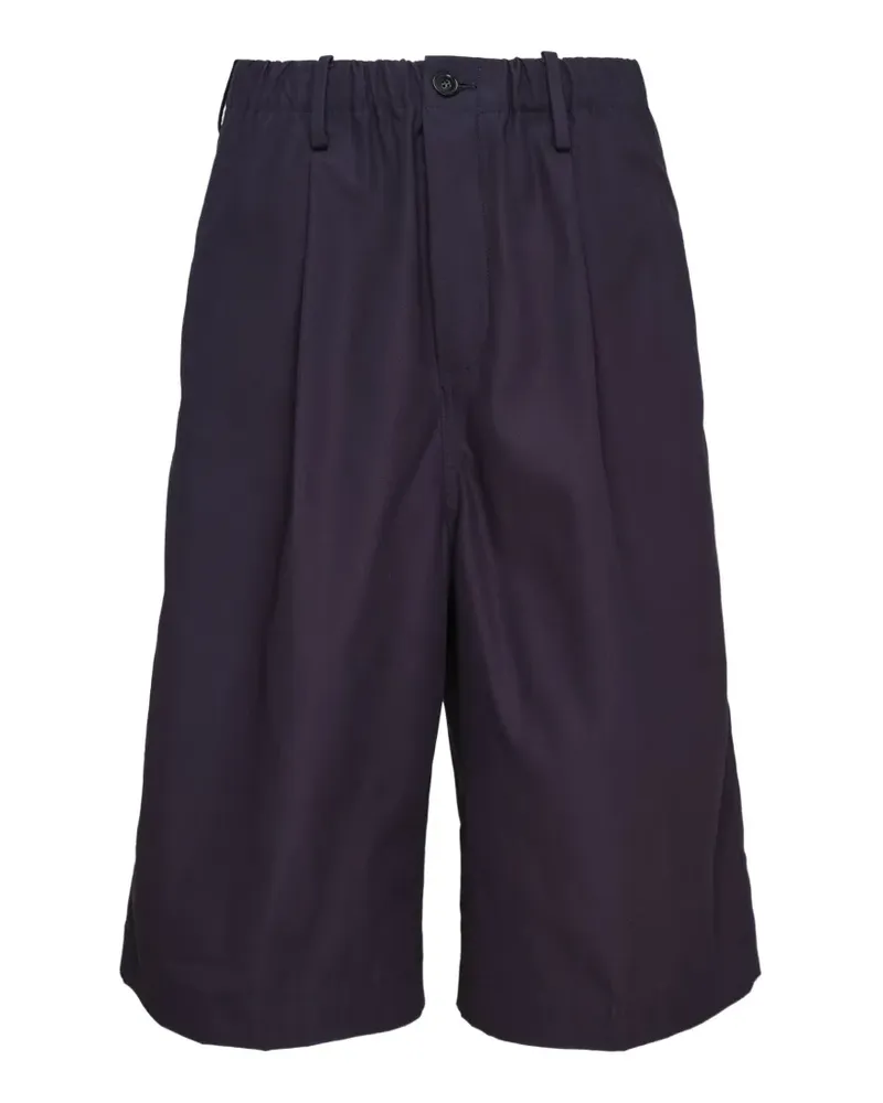 Sofie D'Hoore pleated elasticated-waist shorts - Blau Blau