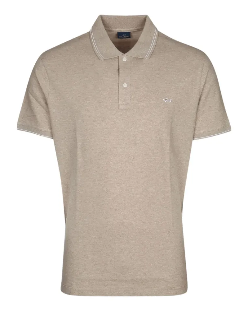 Paul & Shark Poloshirt mit Kontrastdetail - Nude Nude