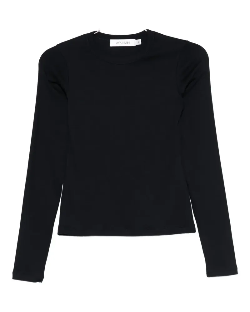 Aya Muse long-sleeve T-shirt - Schwarz Schwarz