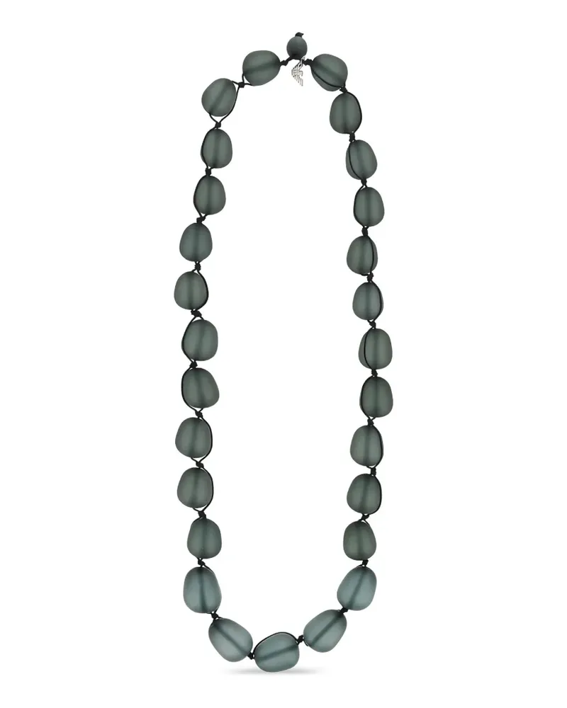 Emporio Armani Halskette mit Perlen - Blau Blau