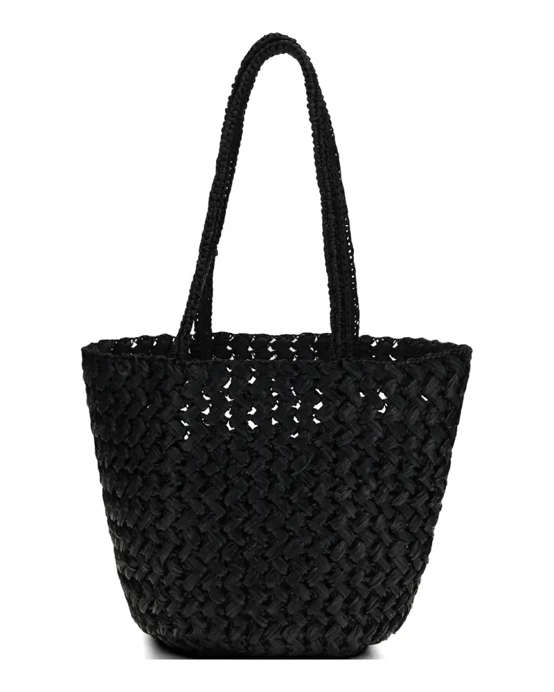 The Row Geflochtener Estelle Tote Bag - Schwarz Schwarz