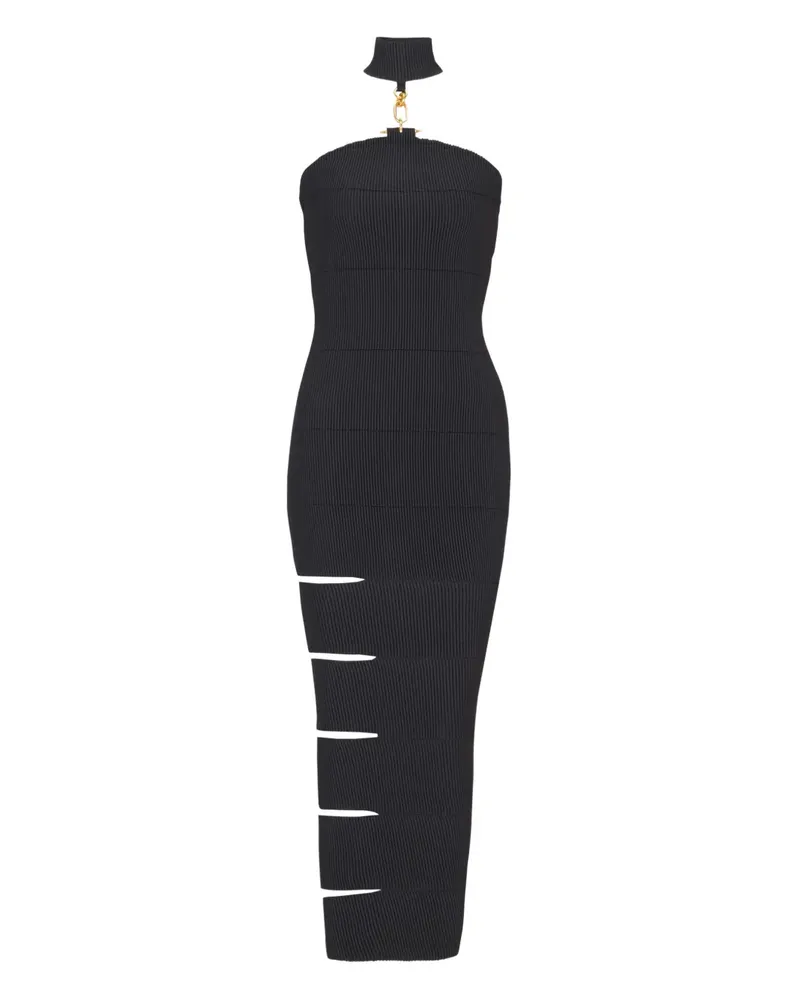 Balmain strapless tube dress - Schwarz Schwarz