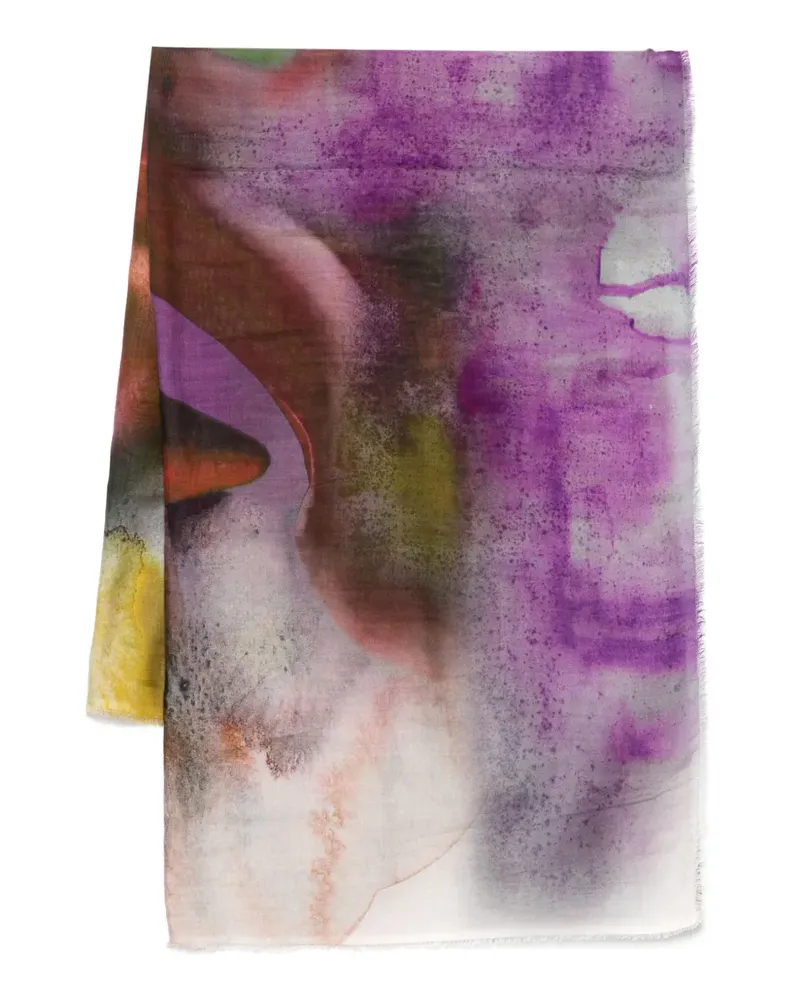Faliero Sarti Flowers Schal - Rot Rot