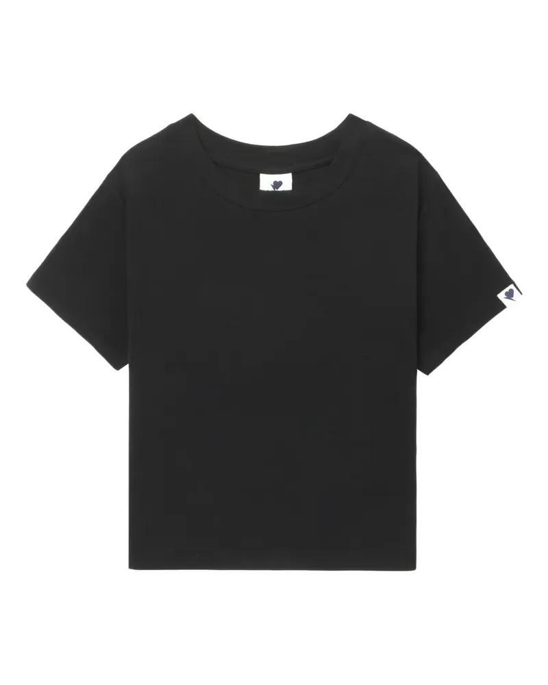 BAPE Cropped-T-Shirt - Schwarz Schwarz