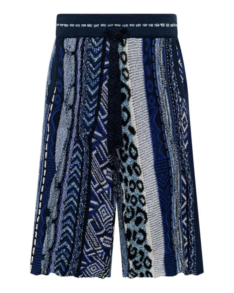 Laneus Gestrickte Shorts - Blau Blau