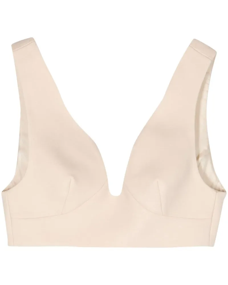 Jil Sander Bralette aus Schurwolle - Nude Nude