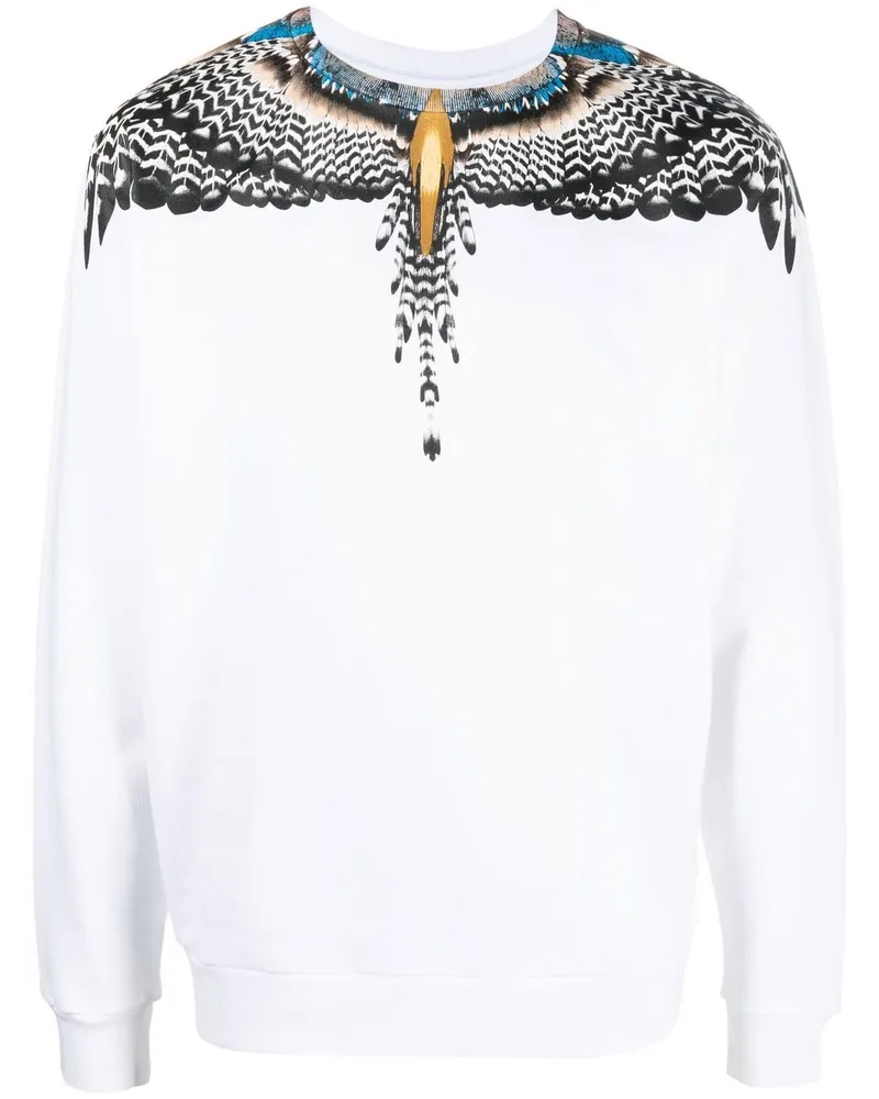 Marcelo Burlon | County of Milan Sweatshirt mit Grizzly Wings-Print Weiß