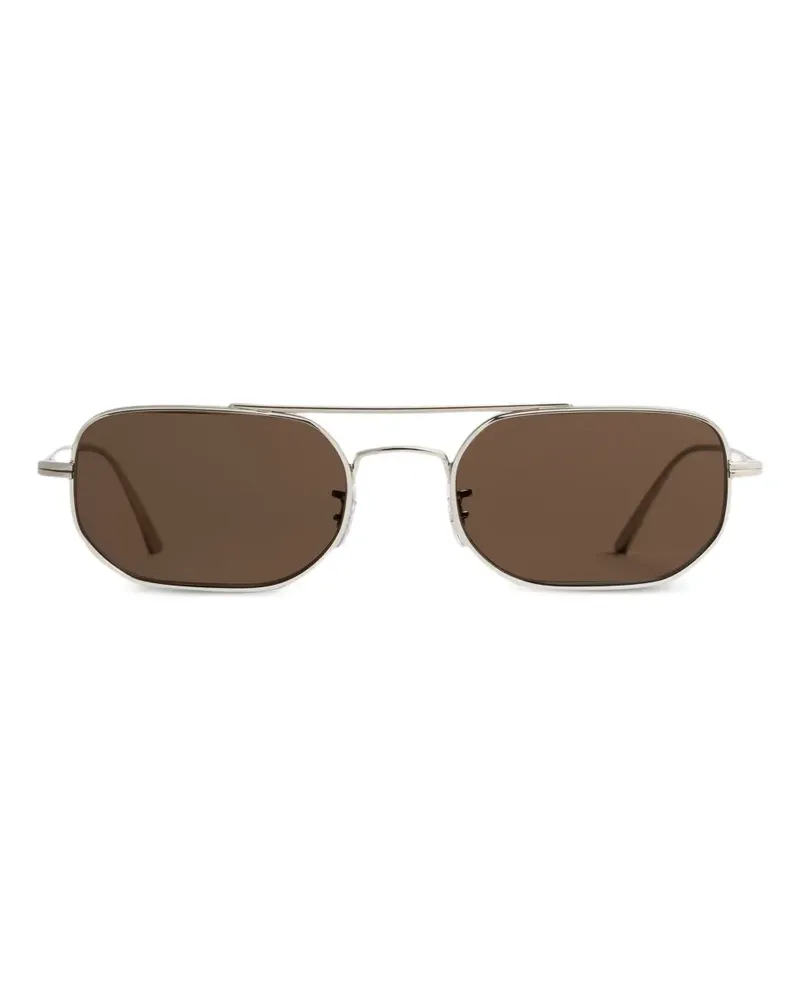KHAITE Sonnenbrille mit geometrischem Gestell - Grau Grau