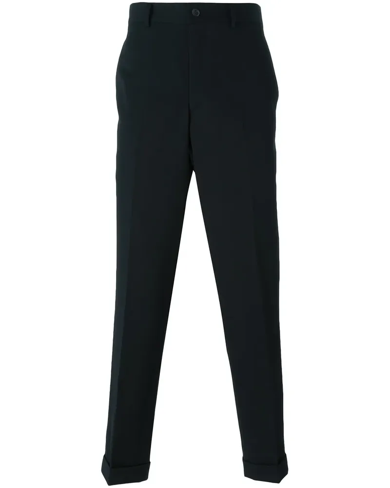 Comme des Garçons Hose mit Bundfalten - Schwarz Schwarz