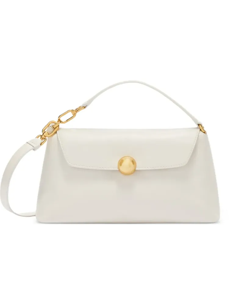 Furla Sfera trapezoidal leather mini bag - Weiß Weiß